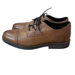 Nunn Bush Toe Cap Dress Shoes Men's Size 11 M Brown Leather